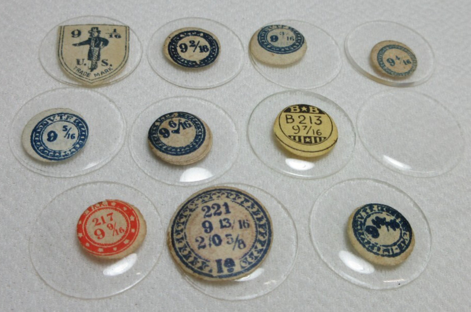 LOT GLASS POCKET WATCH CRYSTALS SIZE 9 WATCHMAKER REPLACEMENT PARTS #9