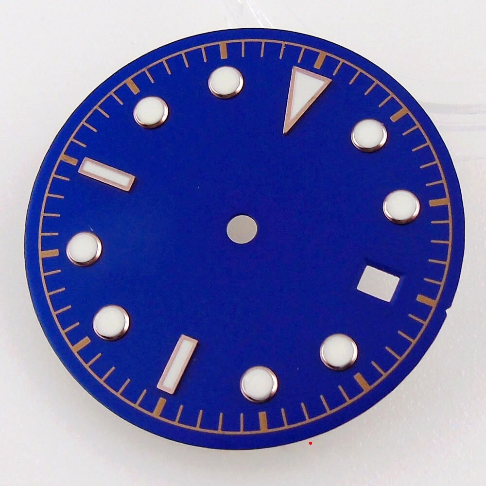 30.5mm Black Blue Green Watch Dial Fits NH35 NH36 MIYOTA 8215 821A 8205 Movement