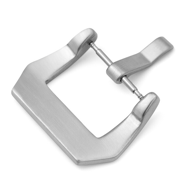 Engraved Brushed Stainless Steel Large Buckle Clasp Tang 18mm,20mm,22mm,24mm