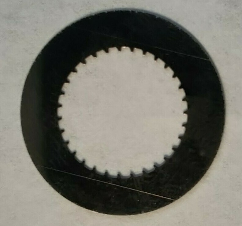 NOS Tiffany & Co Watch calendar ring gold or white color 21mm diameter