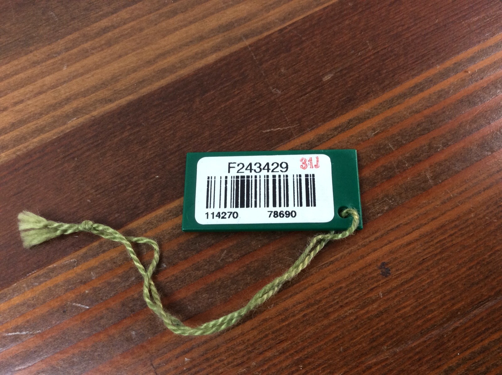 ROLEX Explorer I 114270 Green Hang Tag