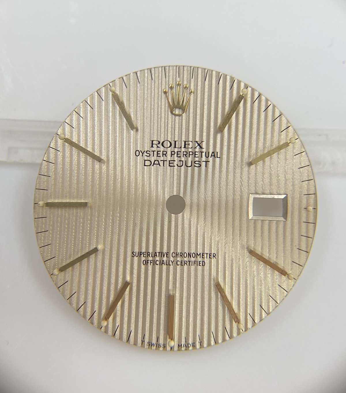 Original Rolex 36mm Datejust 16013 16233 Cal. 3035/3135 Gold Tapestry Dial