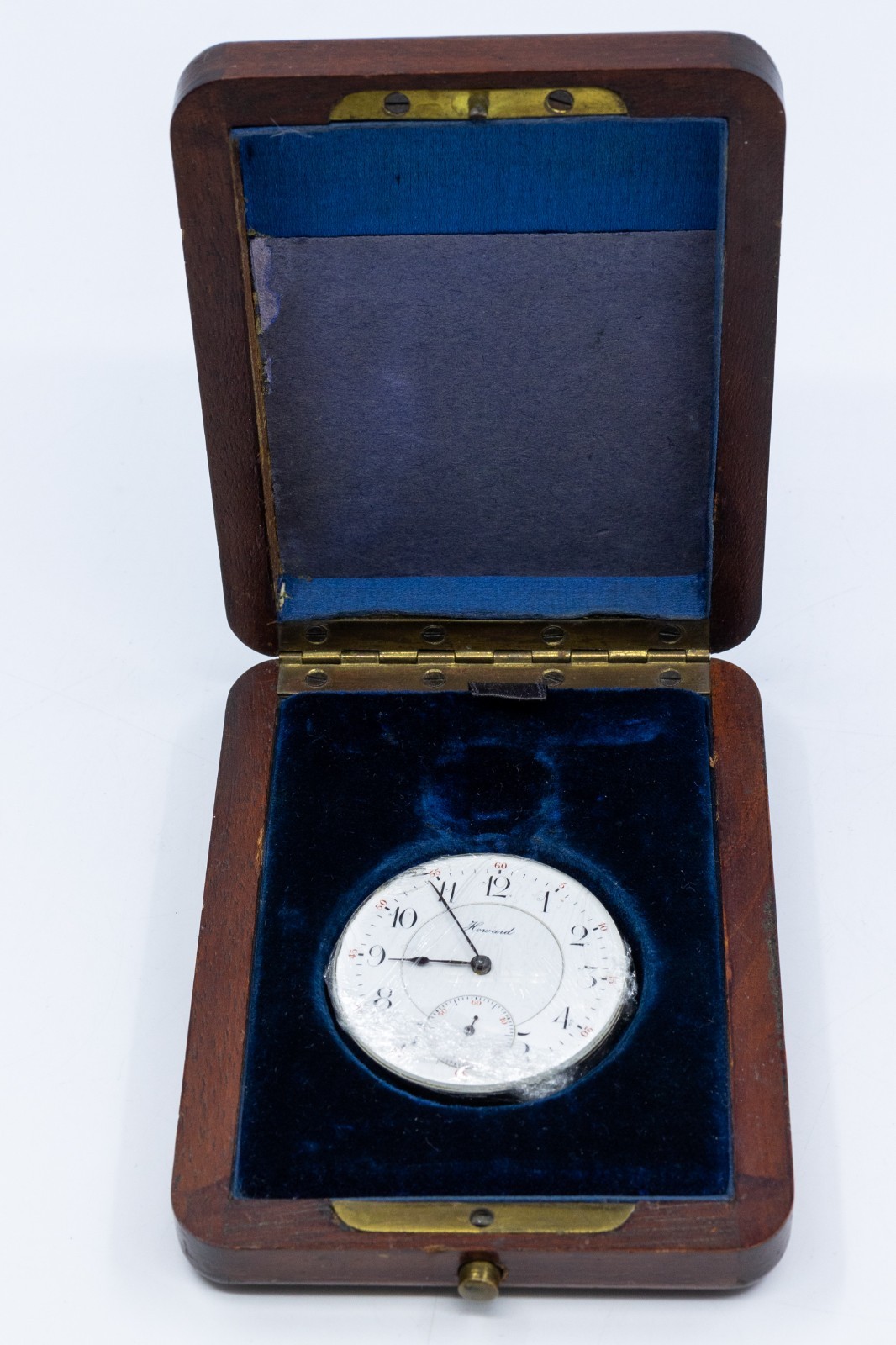 ANTIQUE HOWARD 21 JEWEL SERIES 10 POCKET WATCH MOVEMENT & DIAL
