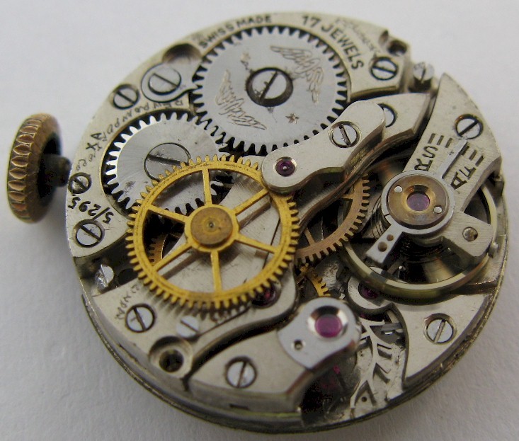 Peseux 60 17 jewels complete watch movement for parts with sweep second …