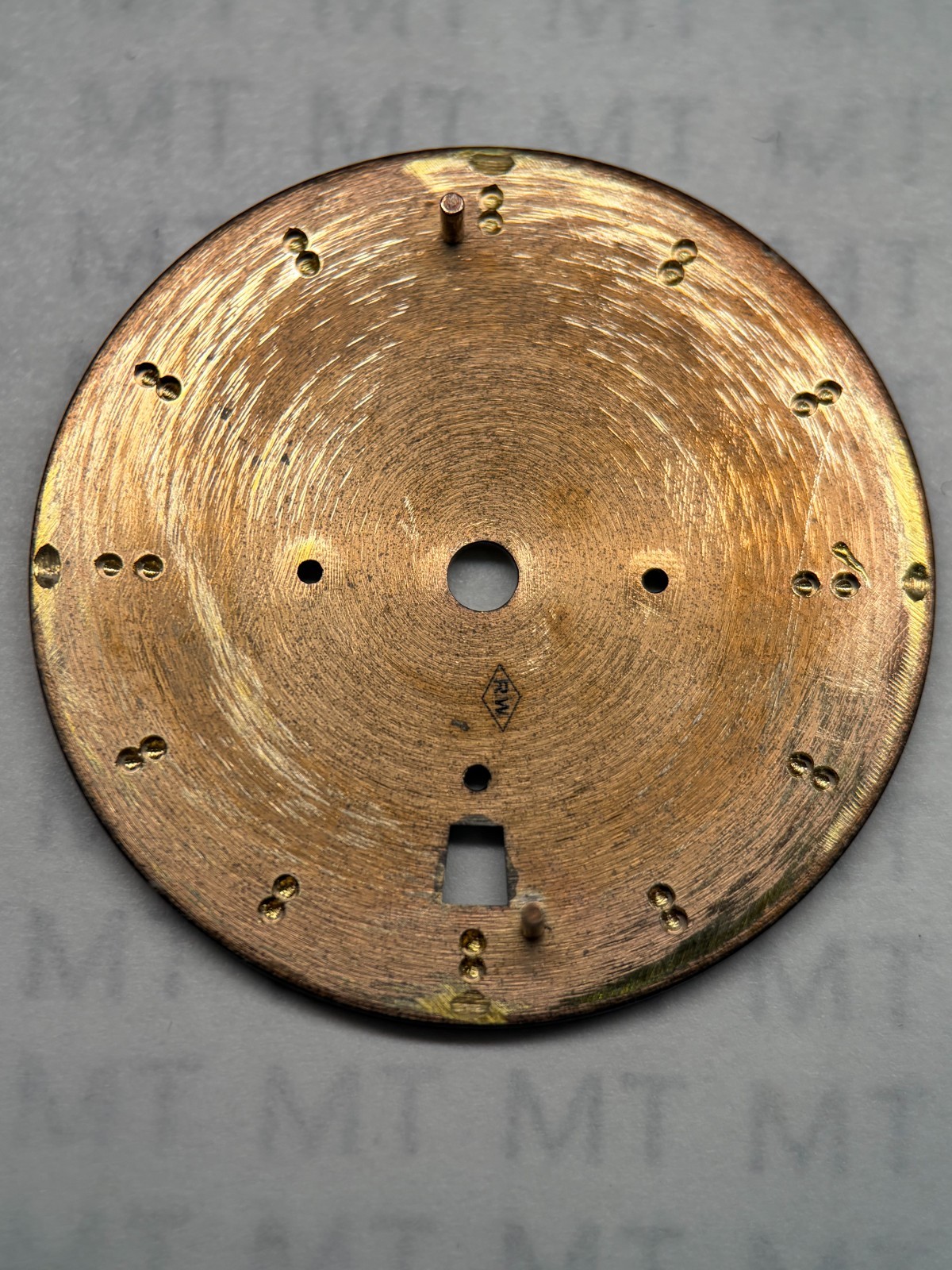 Brown Chronograph Dial for Breguet Type XX 3810BR Used Replacement Parts