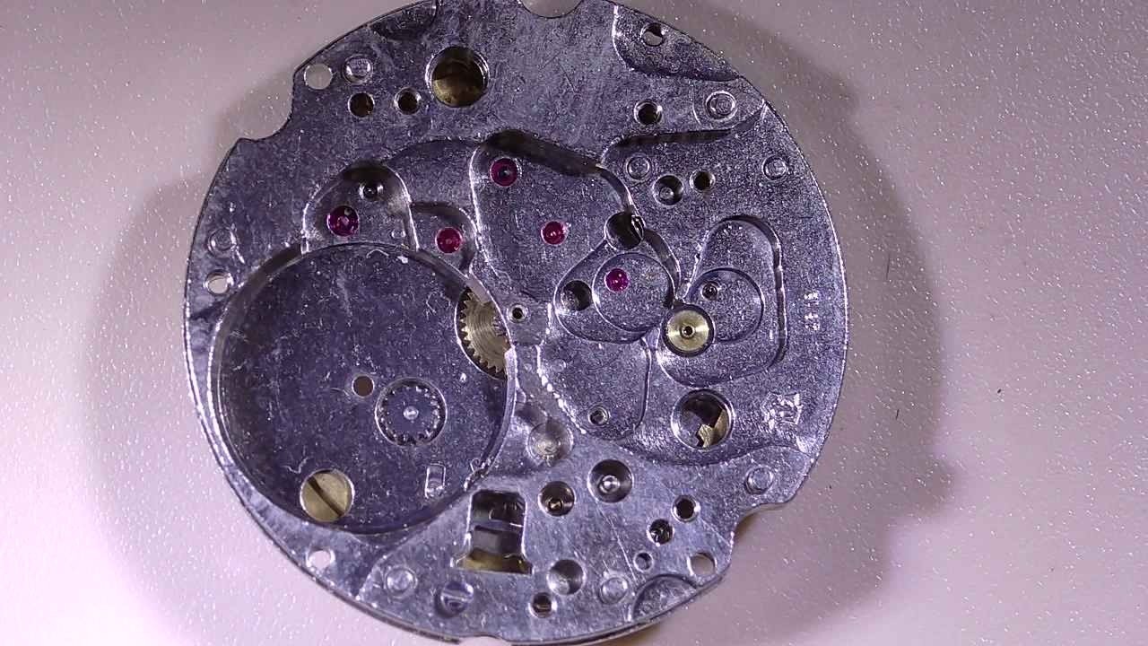 Ancienne Platine De Mouvement Montre Incomplete Cal. FE 4612