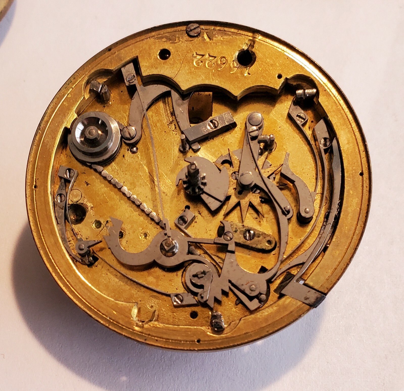 Antique 18th Century Eardley Norton London 44mm Verge Fusee Repeater Movement