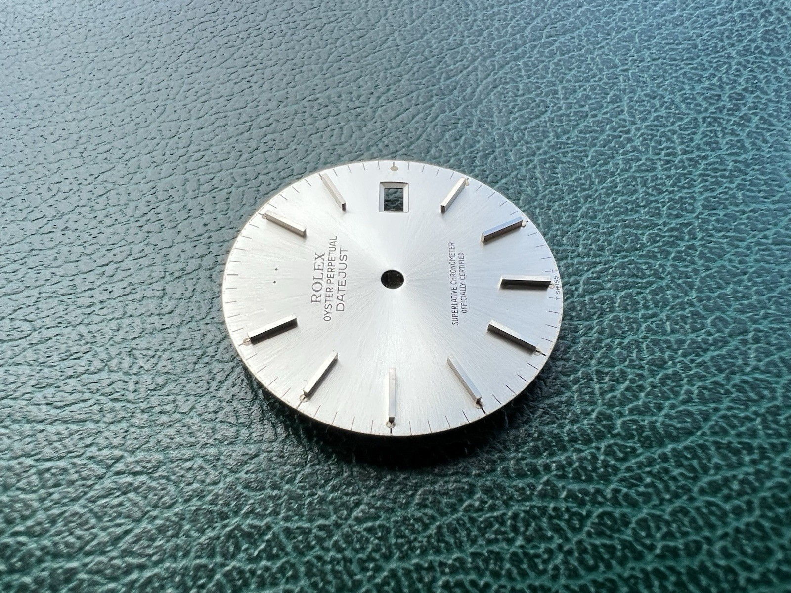 Genuine Rolex Datejust Silver Index Dial 36MM 16030 16014 16200 16234 OC#1515