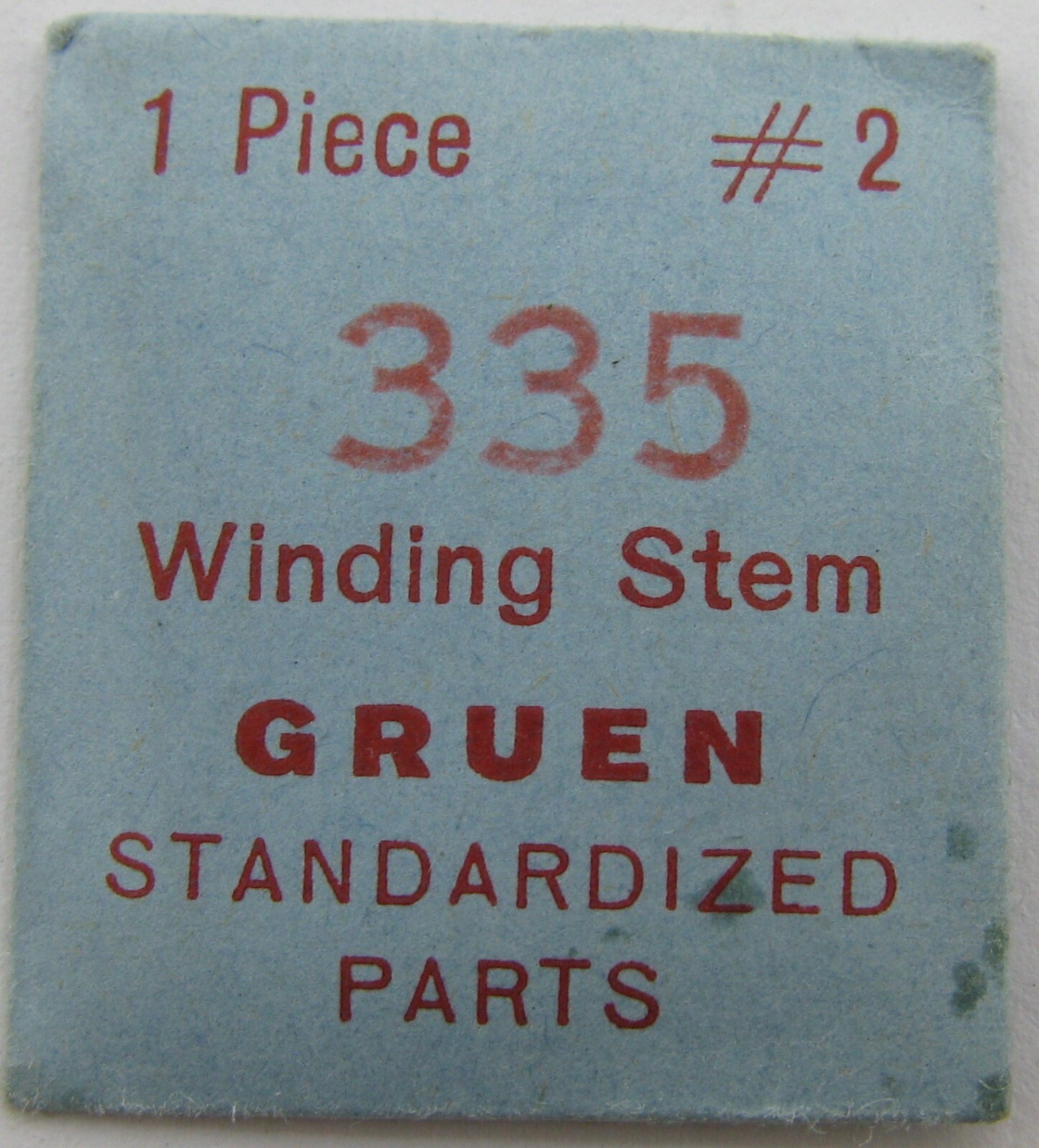 Gruen 335 430 431 435 440 watch movement part 401 winding stem * tap 8 *