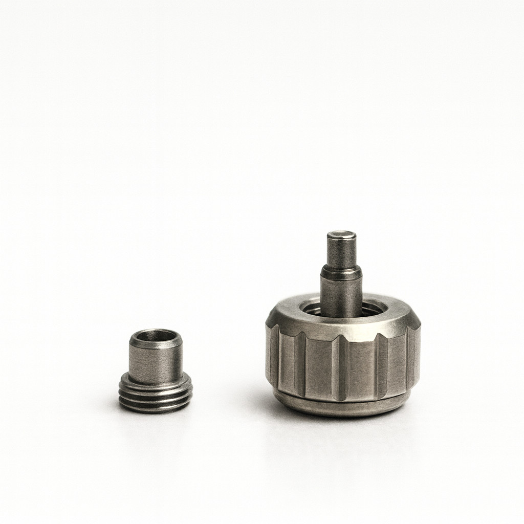 Silver Screw Crown | 7mm – Universal Fit | Luxury Watch Repair Part