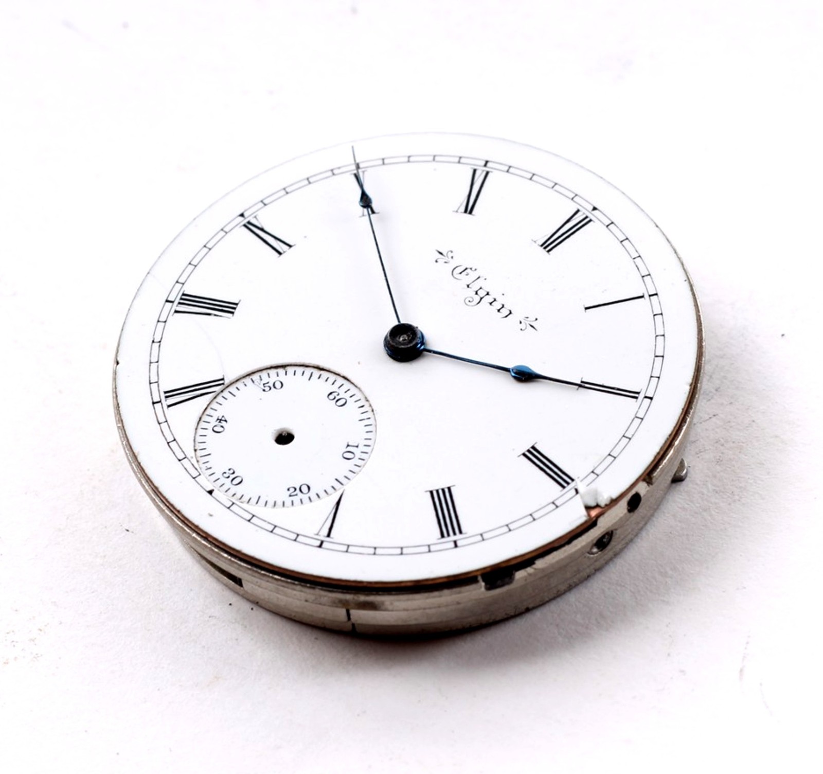 Elgin Hunt Pocket Watch Movement 6 size 7 Jewel-PC-194