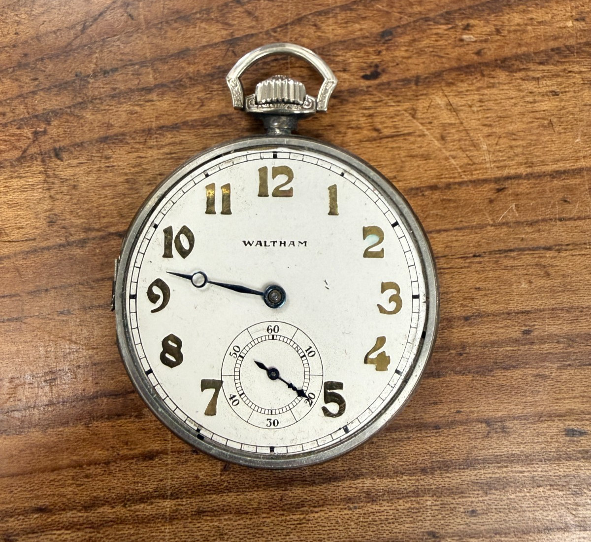 Antique 12s Waltham Grade 225 17 jewels Pocket Watch Movement For Parts