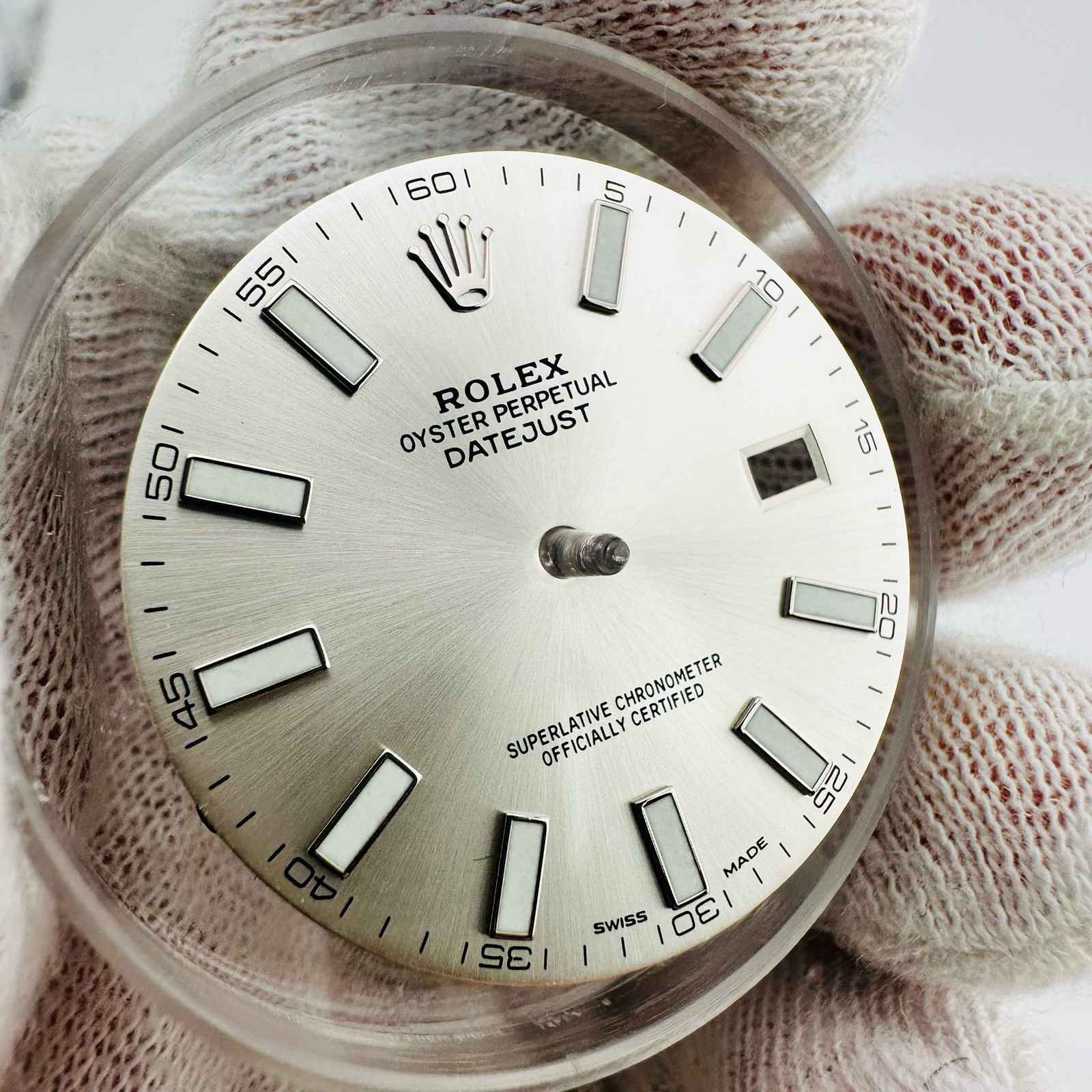 EXCELLENT Rolex Silver Index Dial 40mm Datejust2 116300 116334