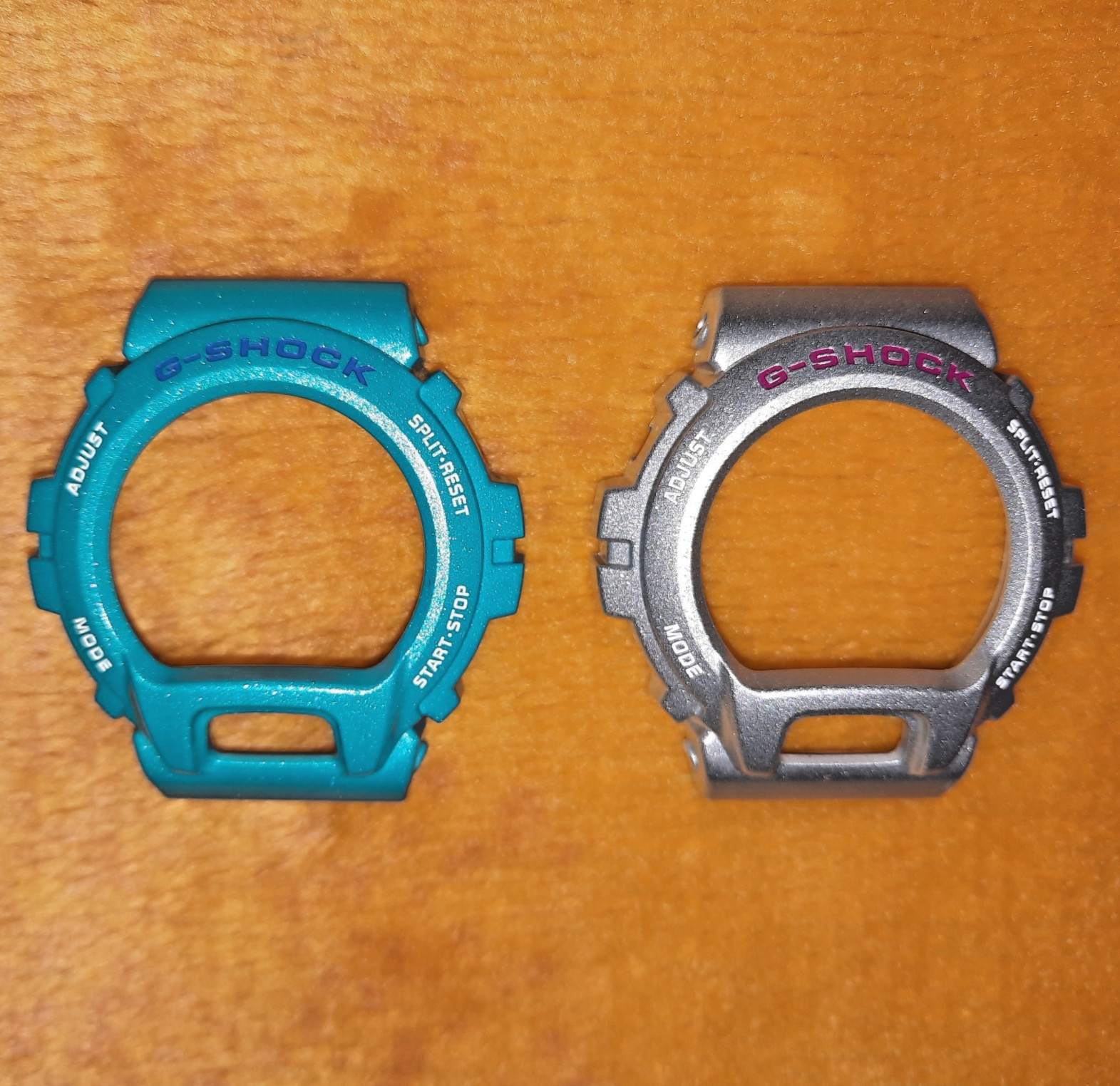 Casio G-Shock~(x2) DW-6900 Replacement Bezel Casing~Teal Blue/Silver Grey/Pink⏰️
