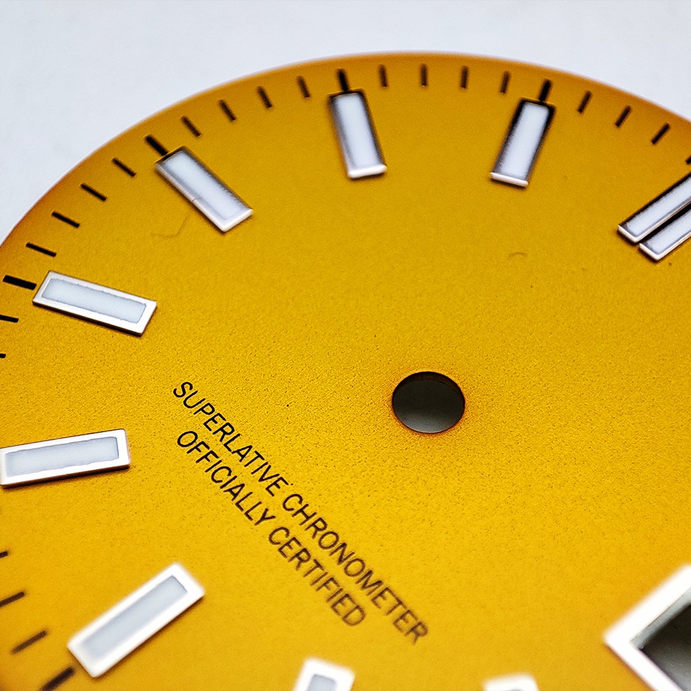 28.5MM Watch Dial Luminous Watch Accessories For NH35 4R Movement
