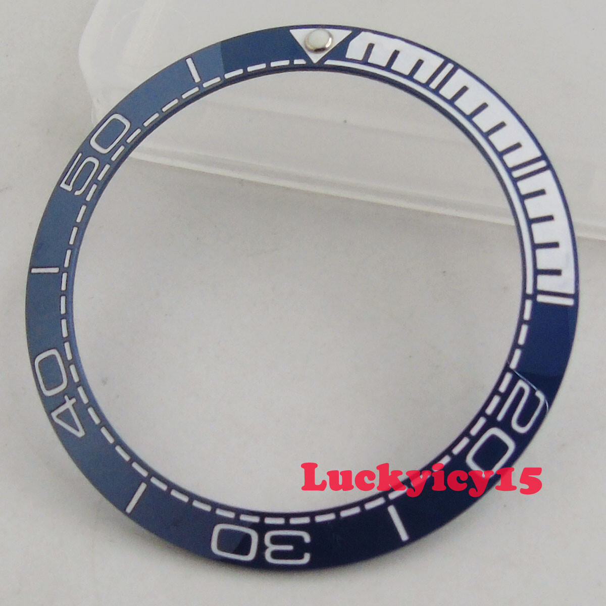 Solid 38mm Ceramic bezel insert fit for 40mm SUB men’s watch luminous dot