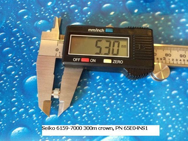 Seiko MARINEMASTER 6159-7000 7001 Crown S65E04NS1 NOS original