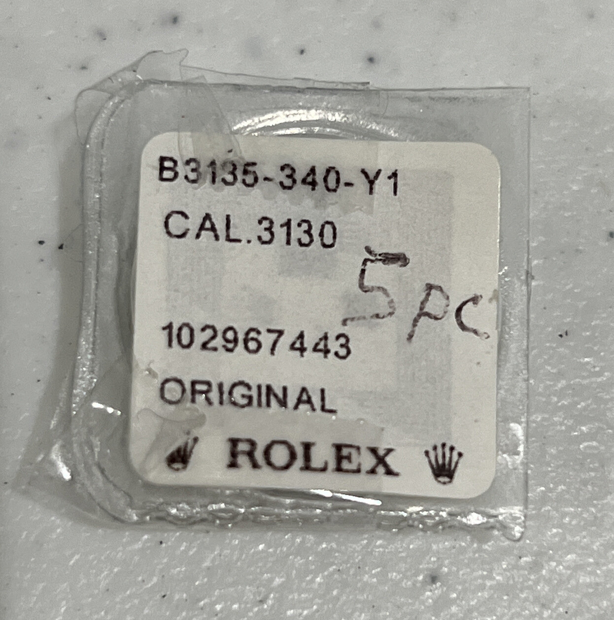 Rolex Third Wheel 3135 340 Authentic Original New One Piece
