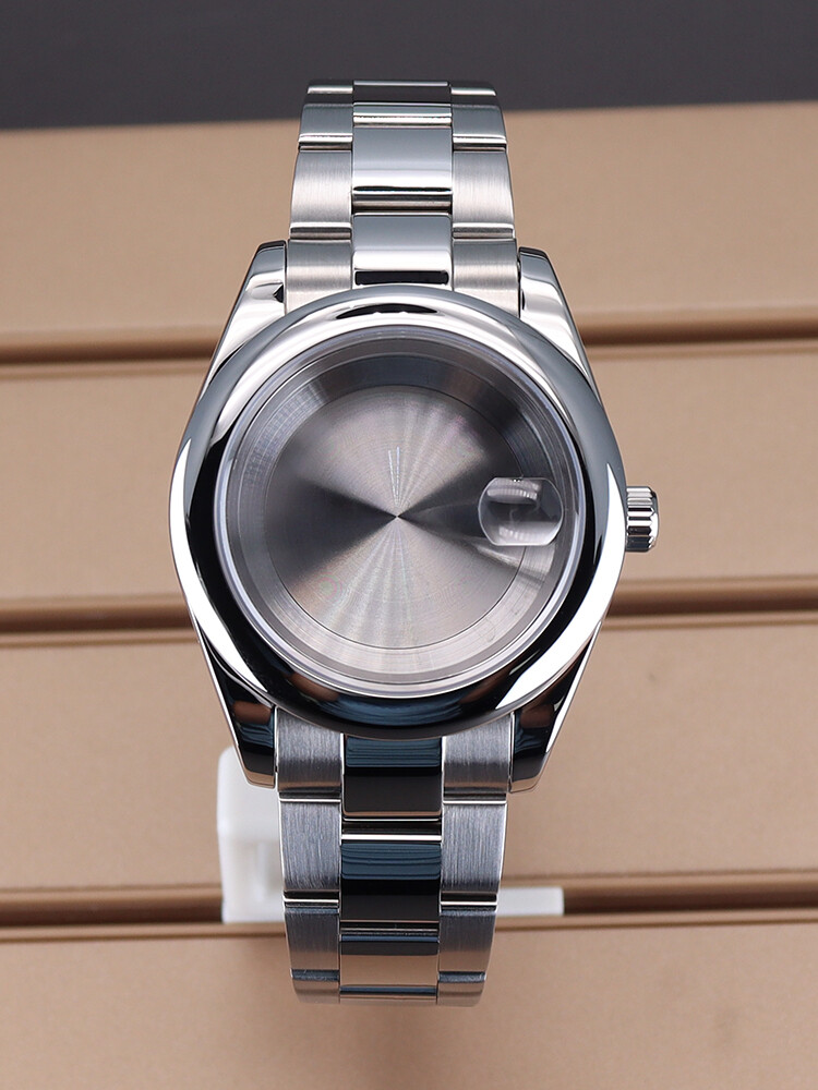 for NH35/36 8215 movement 36mm/39mm watch case oyster bracelet sapphire glass