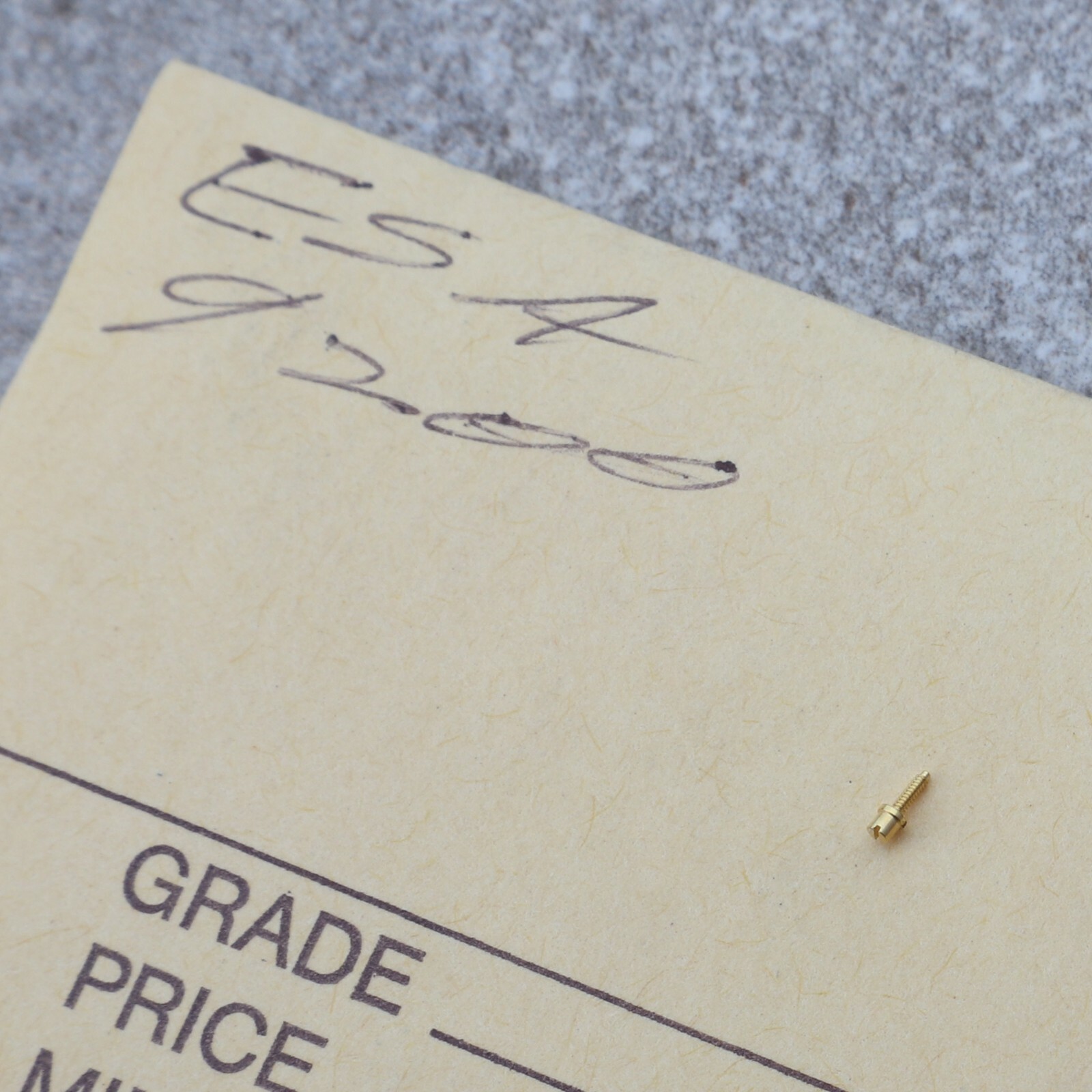 ESA 9200 Quartz Movement Watch Circuit Screws New Old Stock Parts (G5D4)