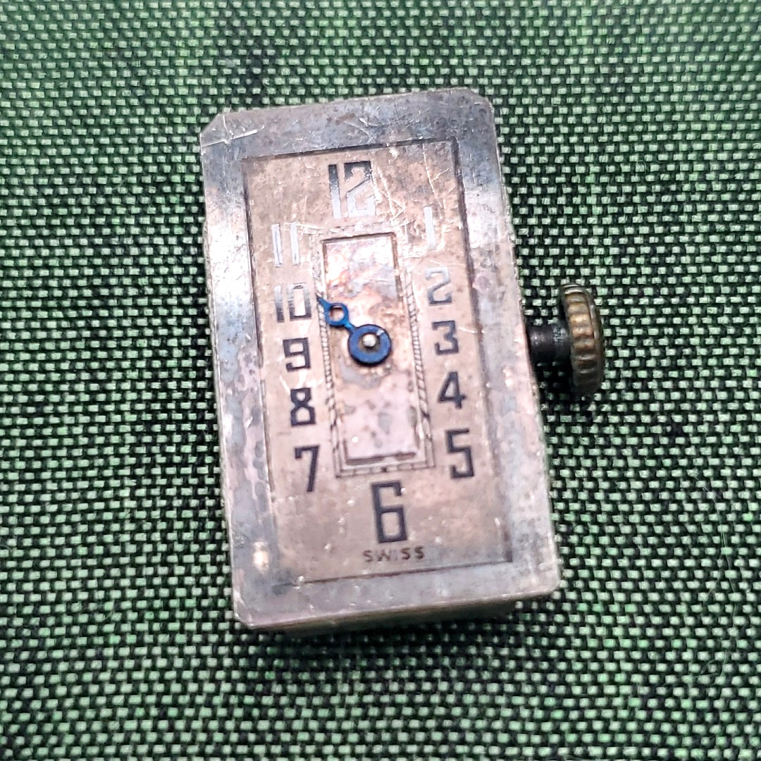 Vintage Elgin 15 Jewels Mechanical Wrist Watch Movement Faces Mechanisms Misc