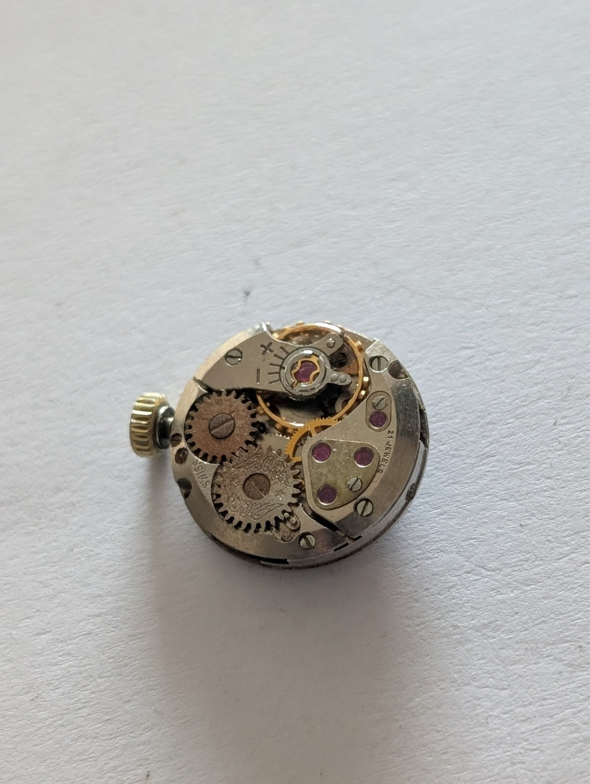 Vintage ETA 2410 Mechanical Watch Movement (Runs)