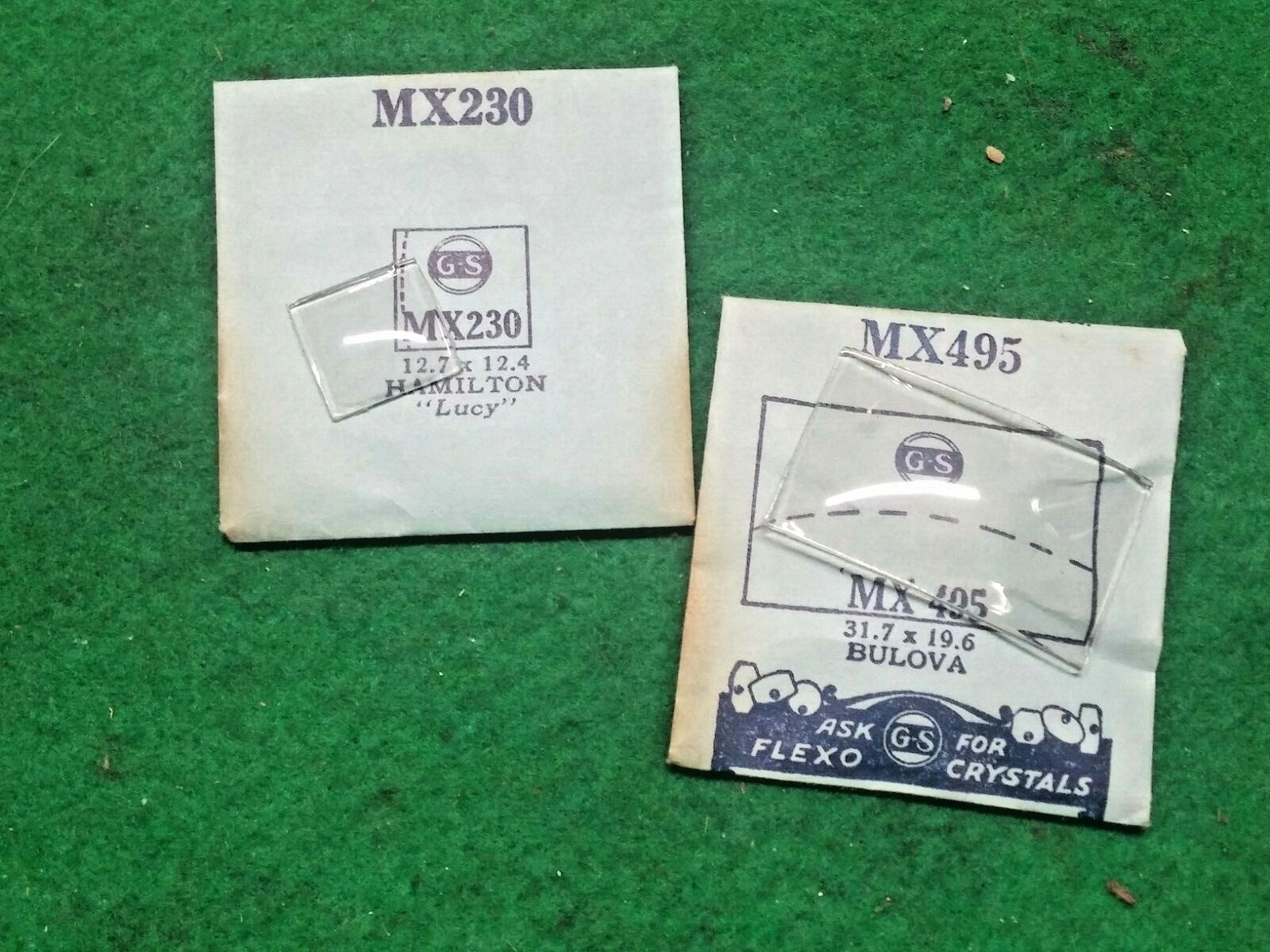G-S Plastic Watch Crystal MX Series Assorted Sizes/Applications — Choose Size