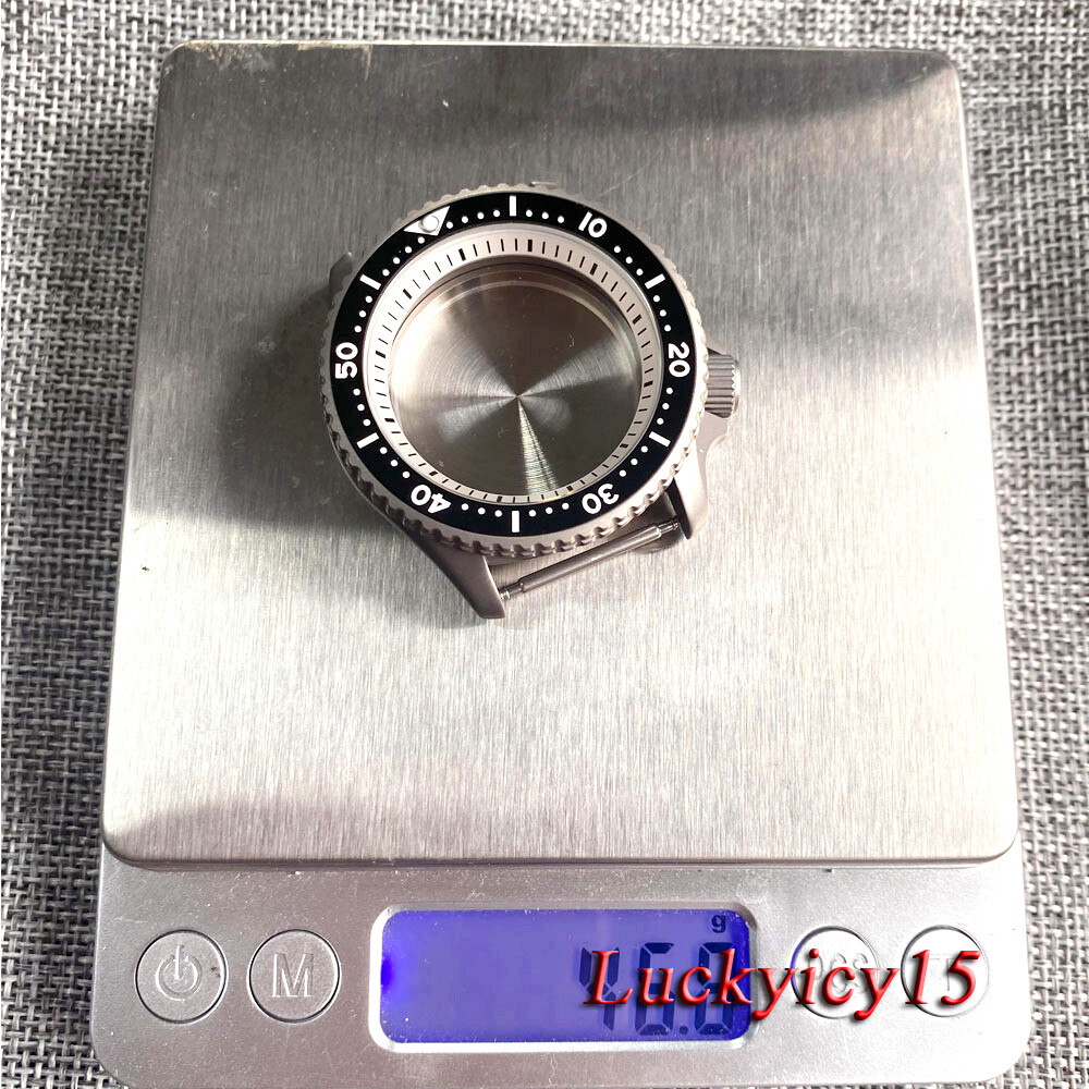 41mm 200m Waterproof Dive Titanium Watch Case For Men Sapphire Glass 120 Clicks