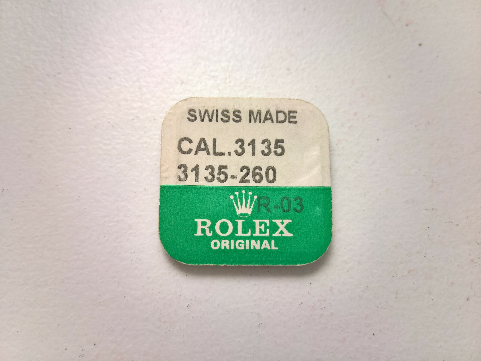 RARE ROLEX CAL 3135-260 MINUTE WHEEL – 100% GENUINE SMALLWARE WHEEL