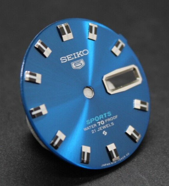 Blue Dial for Vintage Seiko Rally 6119-7170 , 6119-7173 Diver Sport 6119 diver