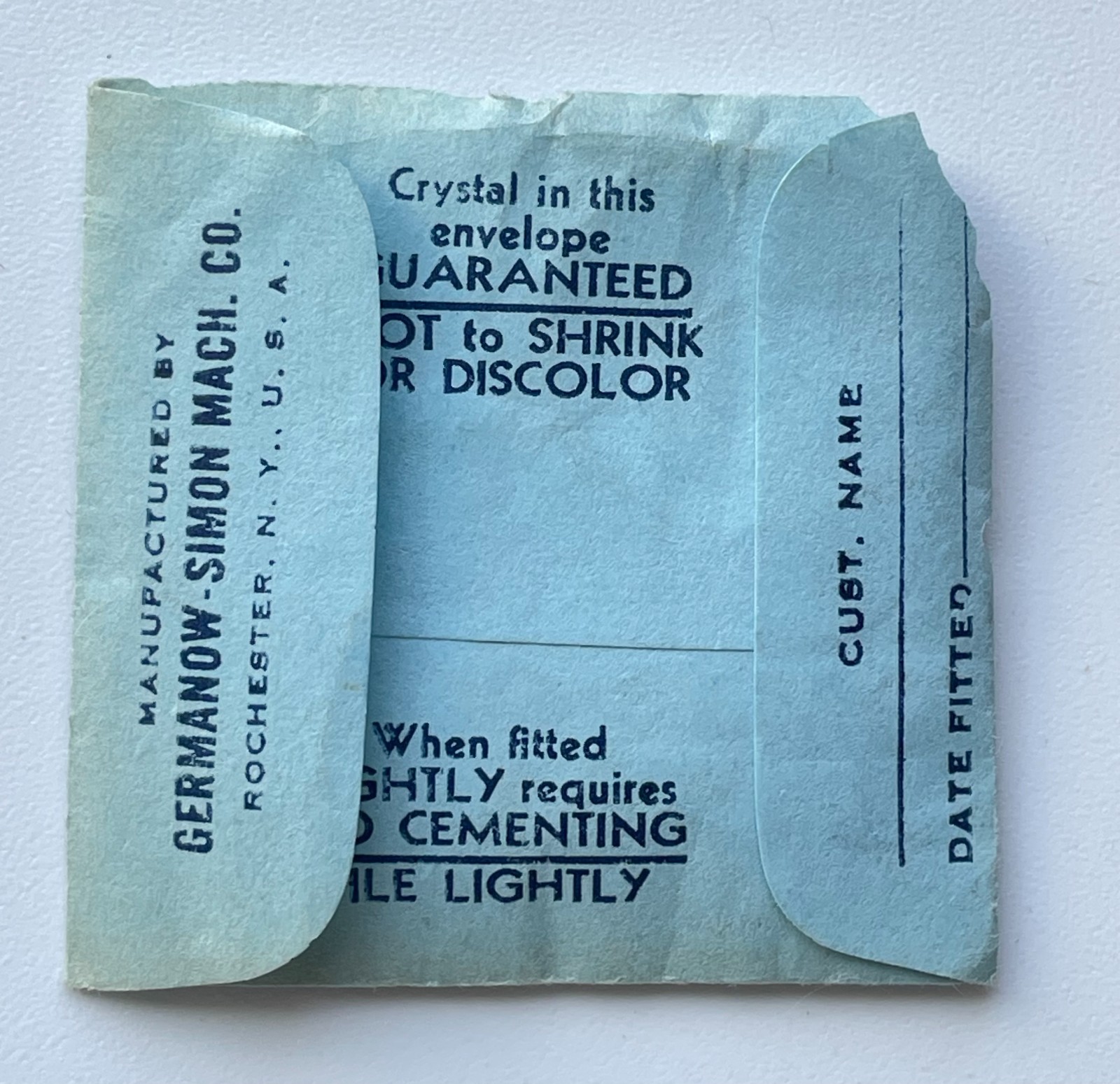 GS Pa176 Nos Enicar Watch Crystal Reflector Ring 19.6mm Vintage Parts Repair NOS