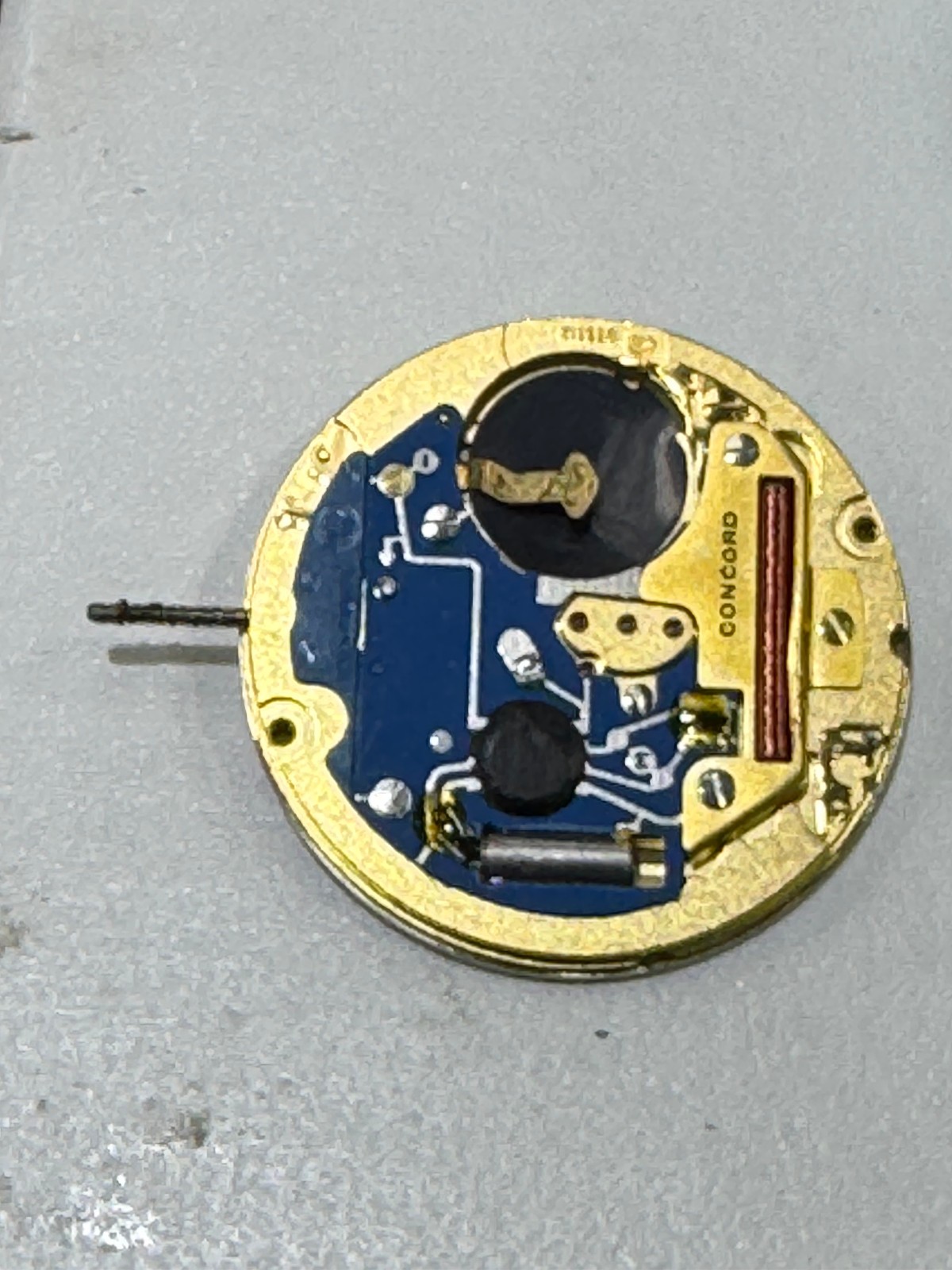 GENUINE CONCORD 6 JEWEL QUARTZ SARATOGA MOVEMENT & DIAL & HAND