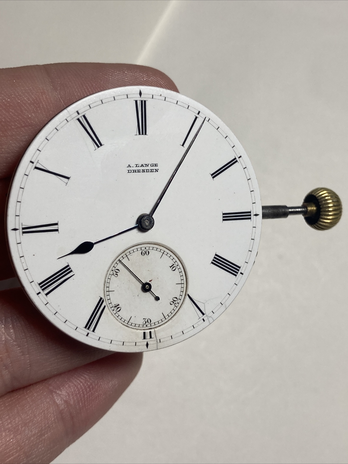 Collectible Rare A. LANGE & Sohne DRESDEN Men’s Pocketwatch Movement