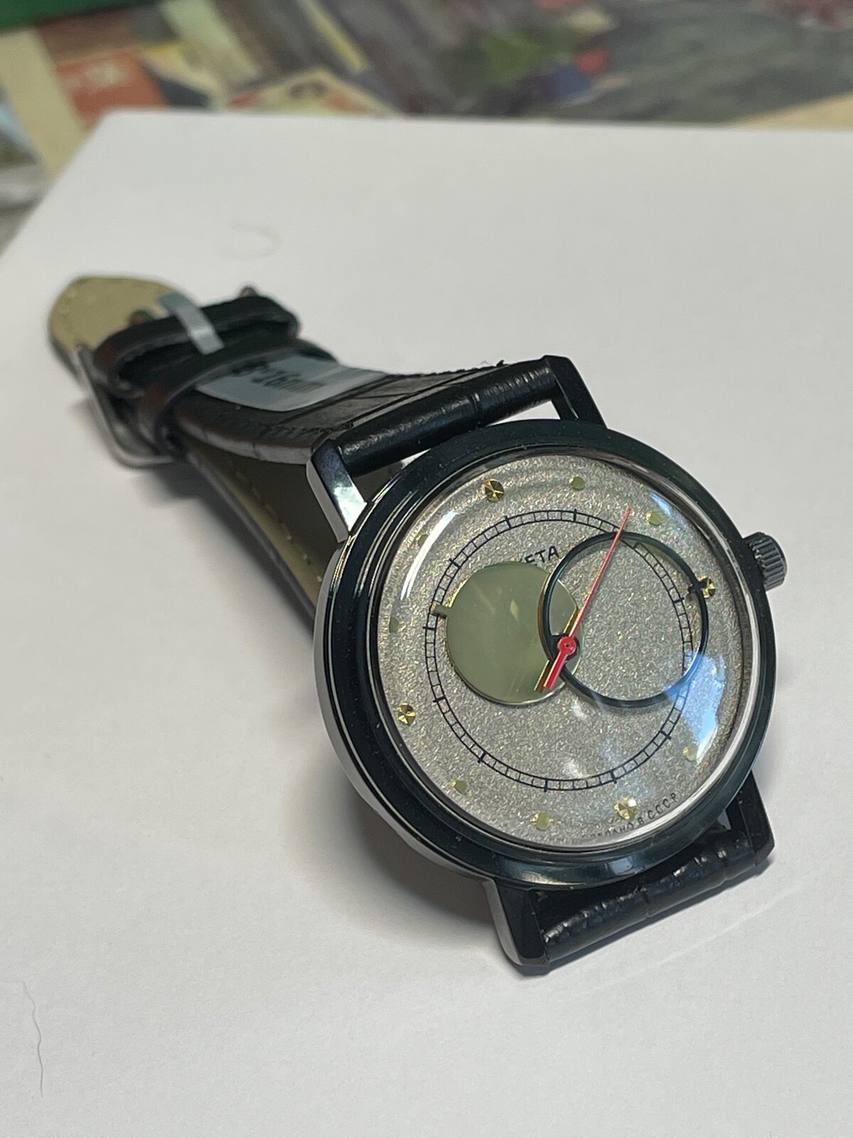 RAKETA KOPERNIK day 2609 H mechanism USSR new case steel mans wristwatch