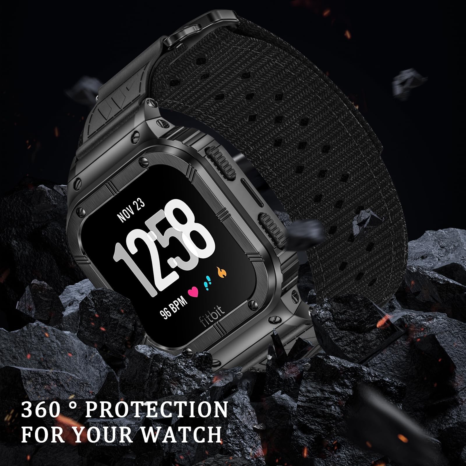 MioHHR Band Compatible with Fitbit Versa 4 3 2 1 /Fitbit Versa Lite/Fitbit Se…