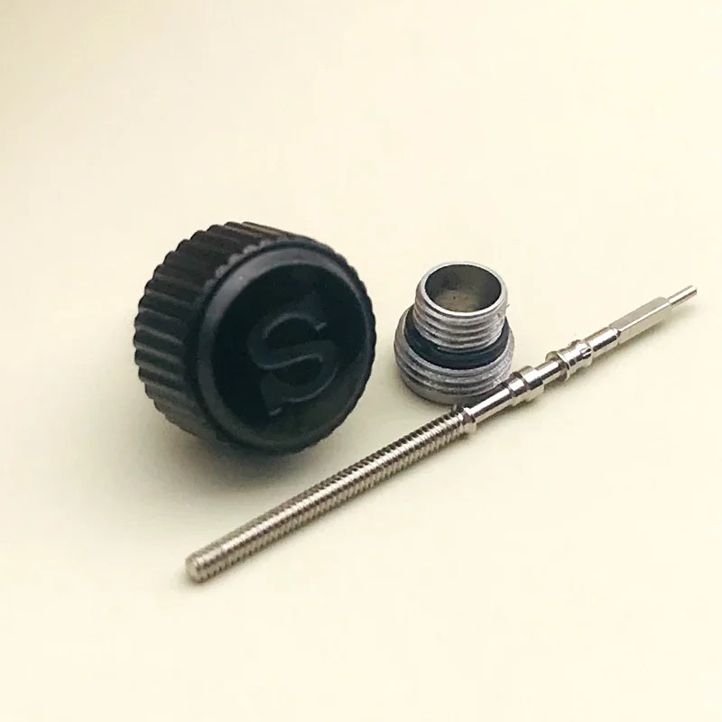 7Mm Screw-In Watch Crown SKX007 SRPD Replace Crown Engraved Signed ‘S’ Fits Nh35
