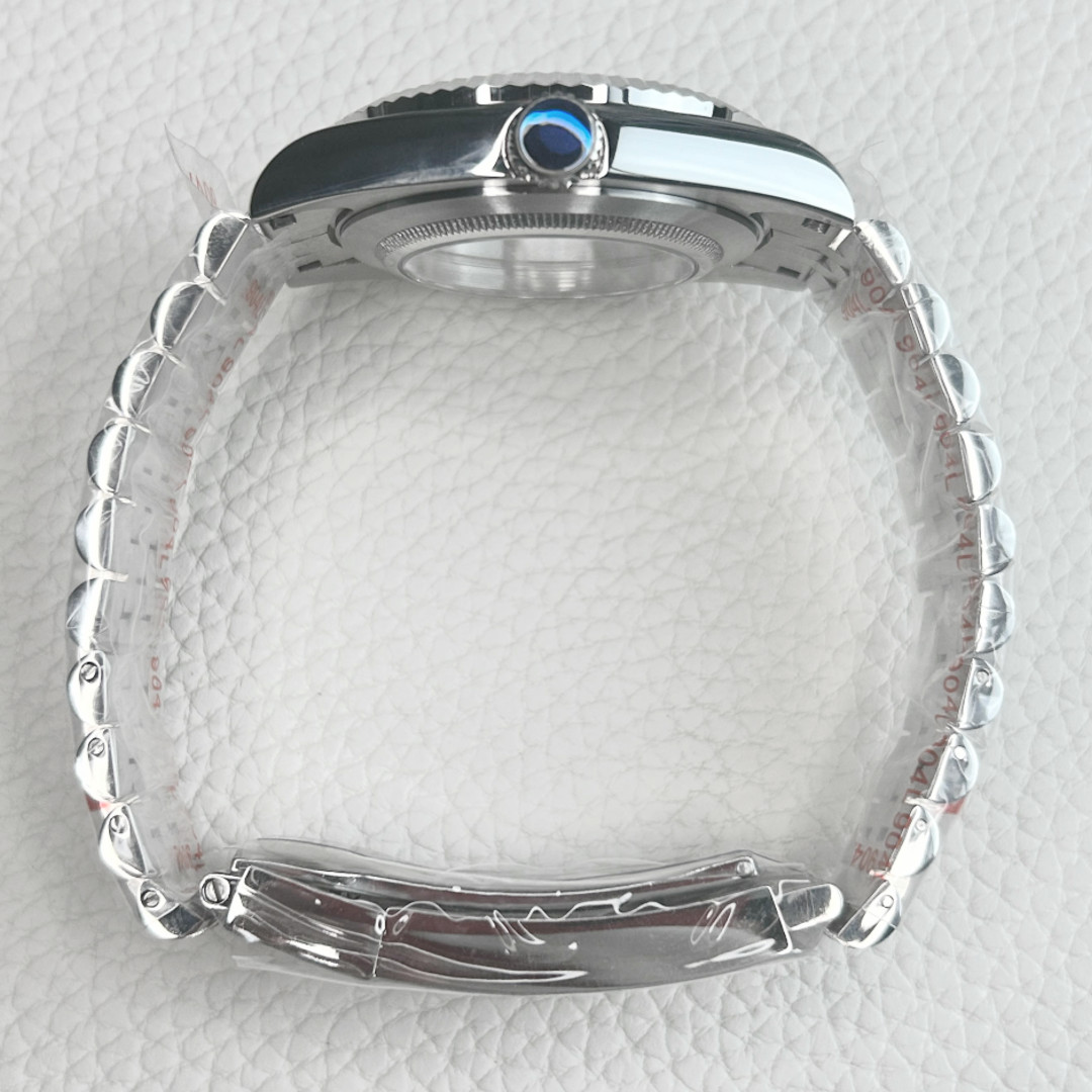 39mm stainless steel Fluted Watch Case Mod For Nh35 Nh36/38 Movement 28.5mm Dial
