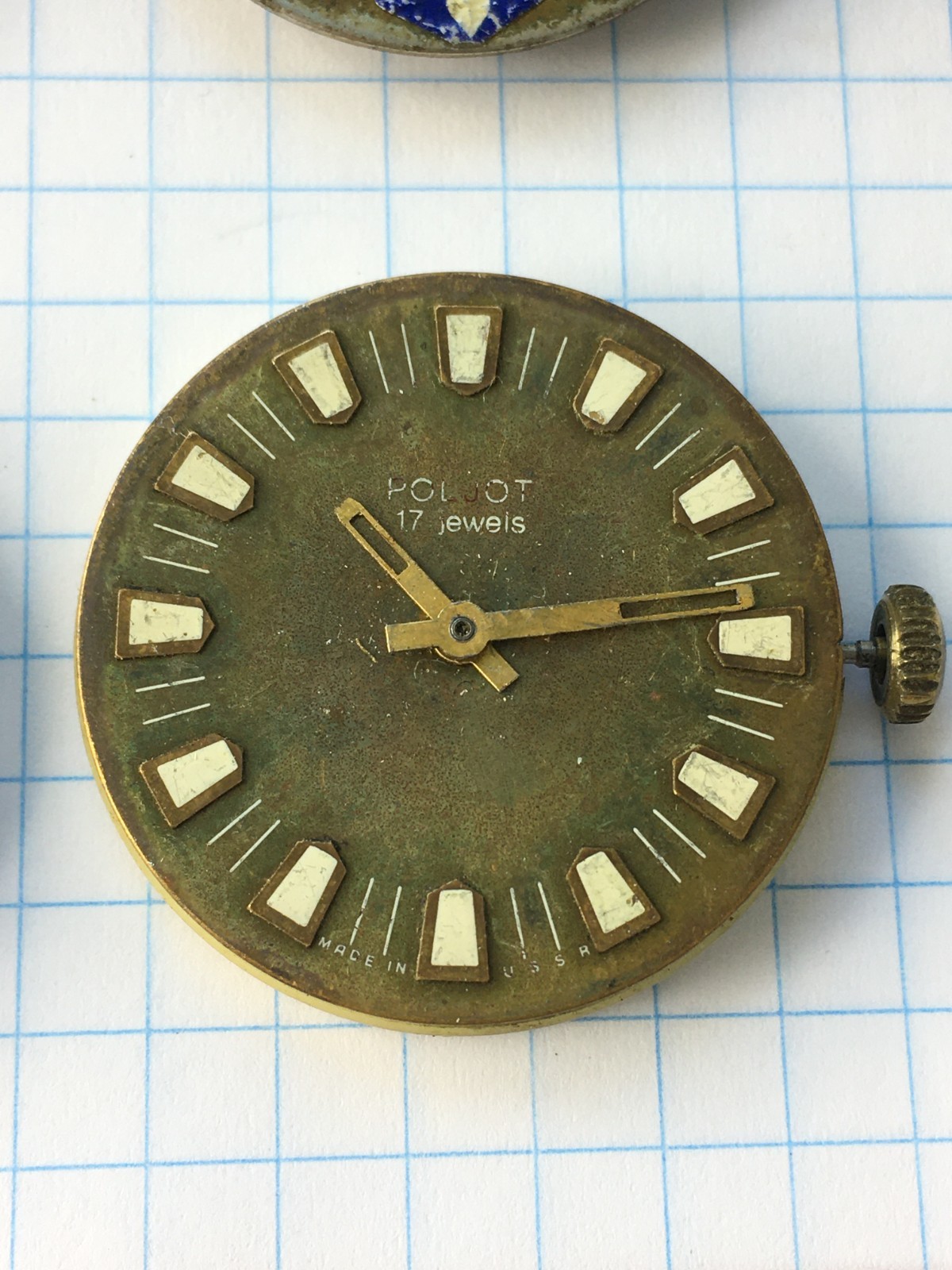 MOVEMENTS (10pcs) FOR MENS WRIST WATCH Vostok Slava etc. USSR for parts