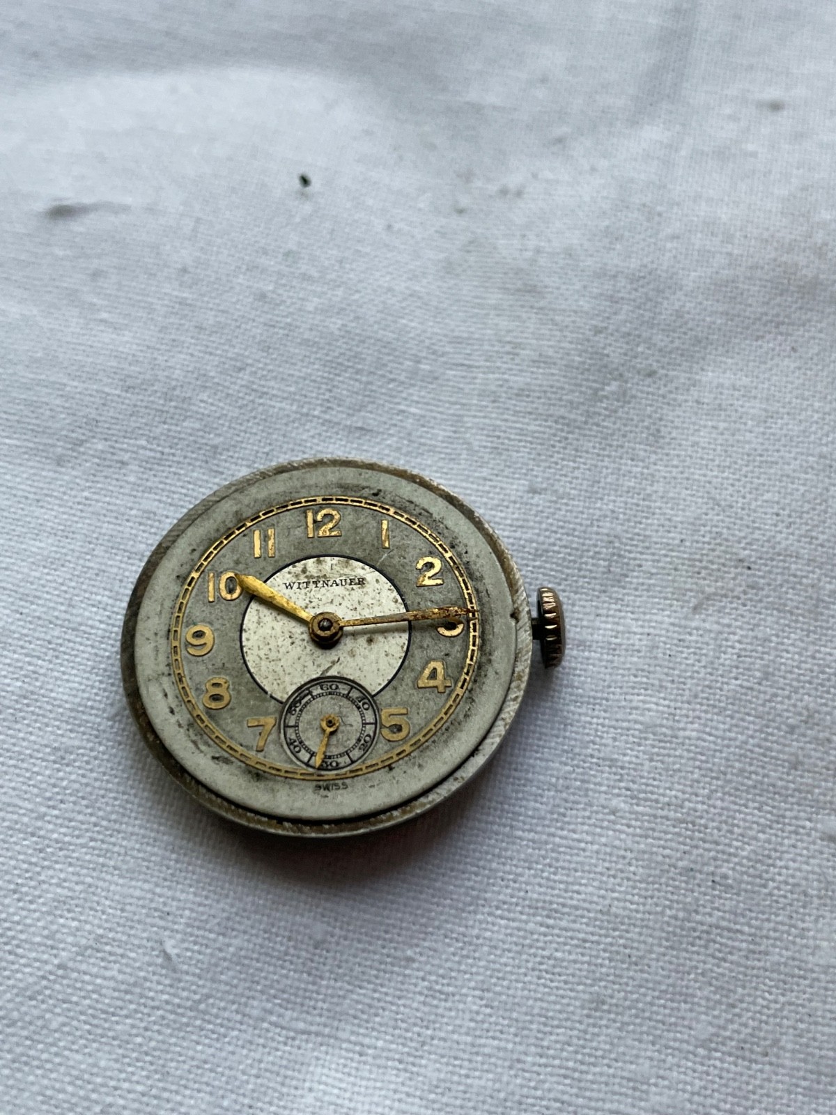 Wittnauer 11K – movement for mens watch AS IS, lot 2105