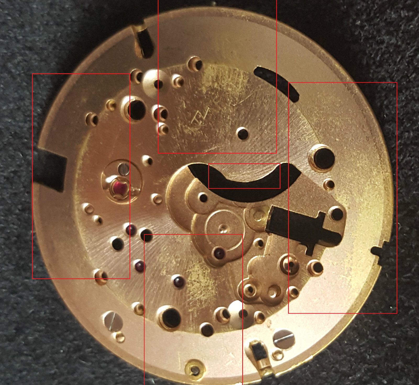 Omega Caliber 342 Part Number 1000 (Mainplate)