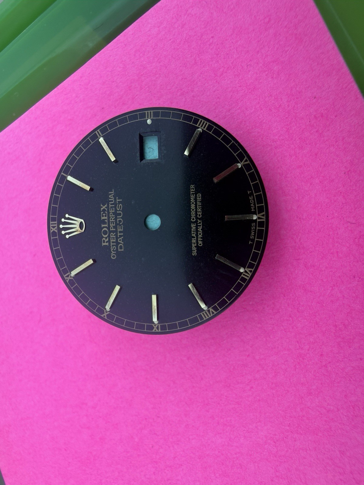 Rolex Original 36mm Datejust Black dial TwoTone 16013, 16233, gold markers