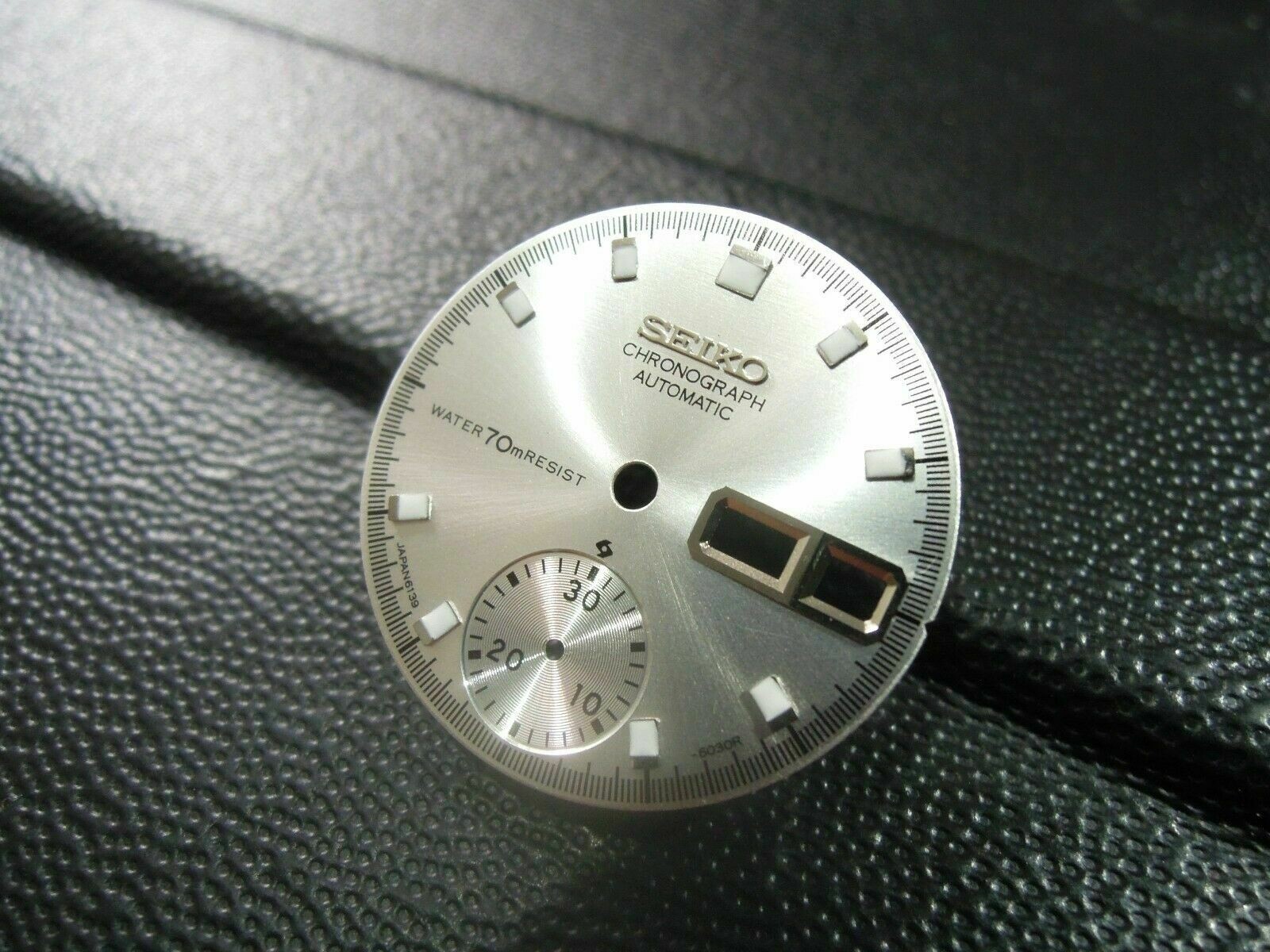 NEW SILVER DIAL 70m RESIST PEPSI POGUE CHRONOGRAPH 6139-6002/6005 MEN’S WATCH