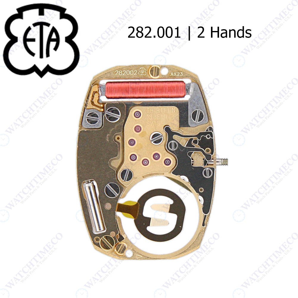 Genuine ETA 282.001 Watch Movement Swiss 2 Hands