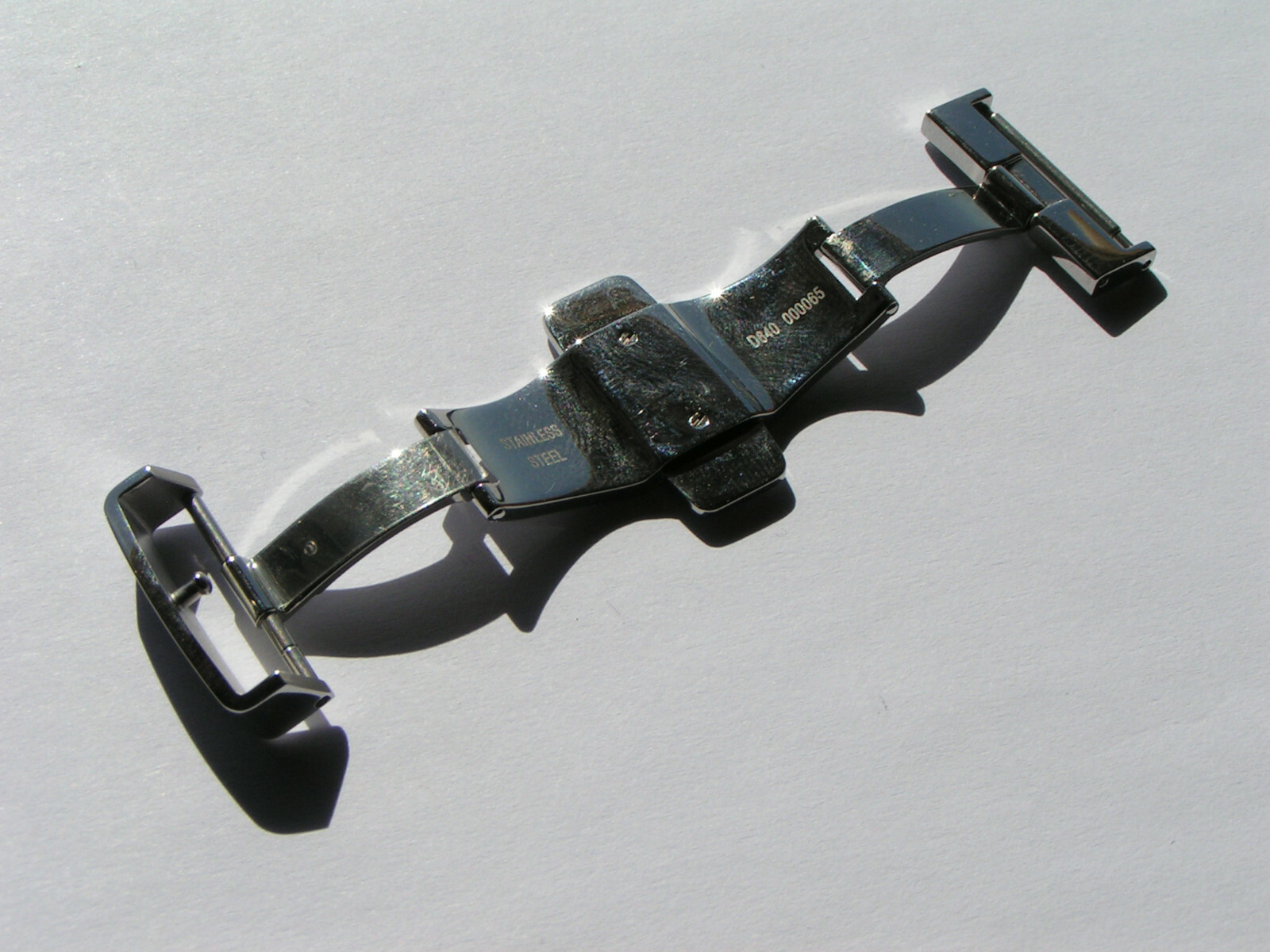 UNION GLASHÜTTE SA D640 000065 Steel 20mm Deployment Deployant Clasp Buckle I504