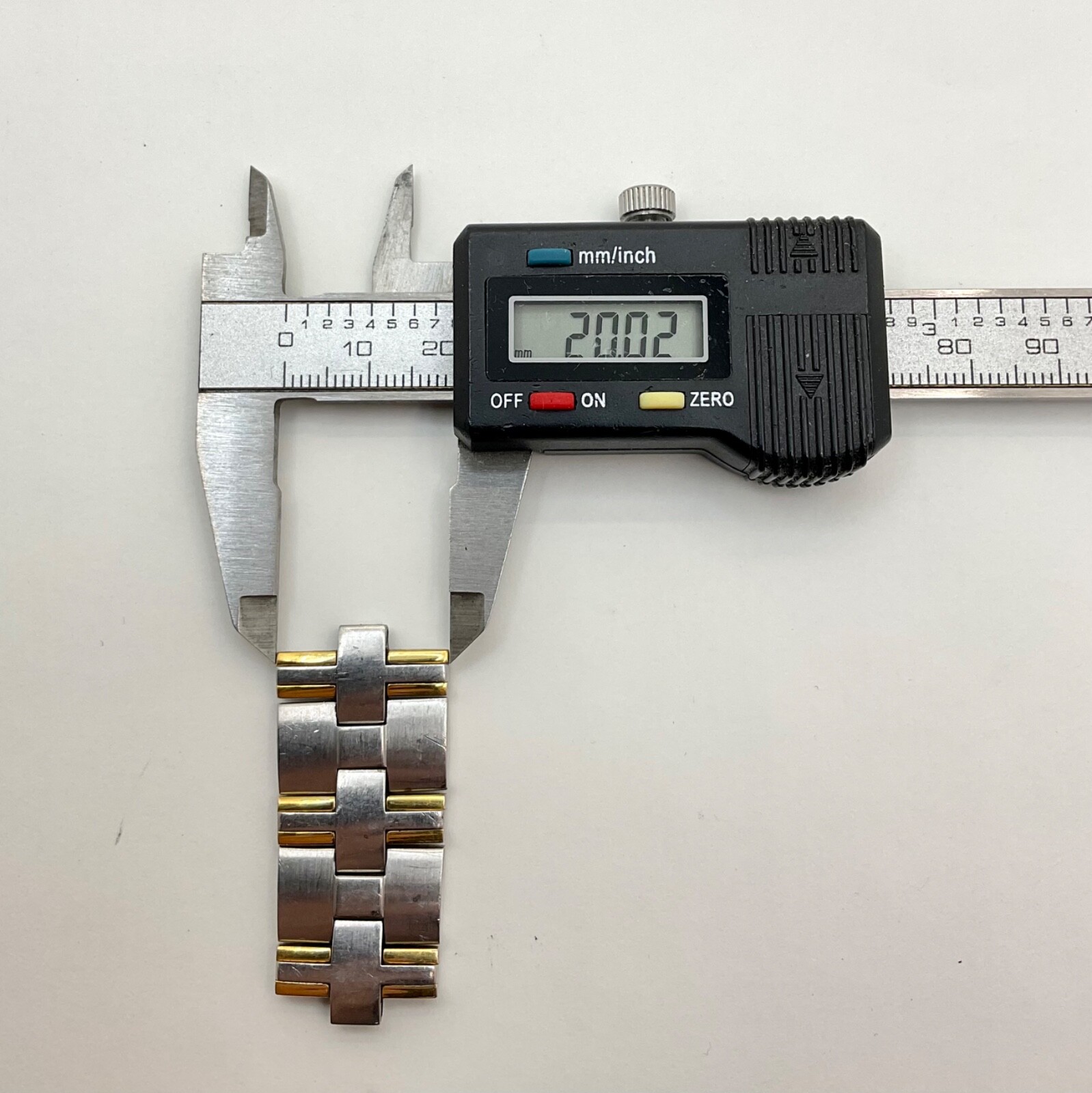 Men’s Movado 81 G2 1899 Two Tone Stainless Steel and Gold Tone Partial Band