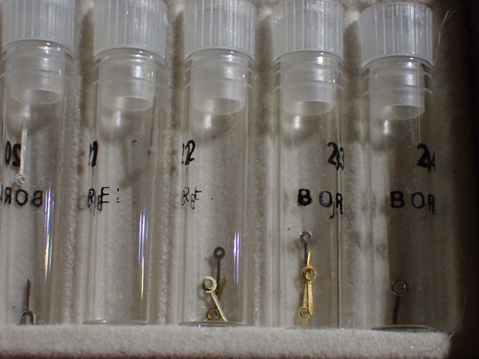 Borel 85-24 Watchmakers Minute & Hour Hand Assortment Slim Bo NOS