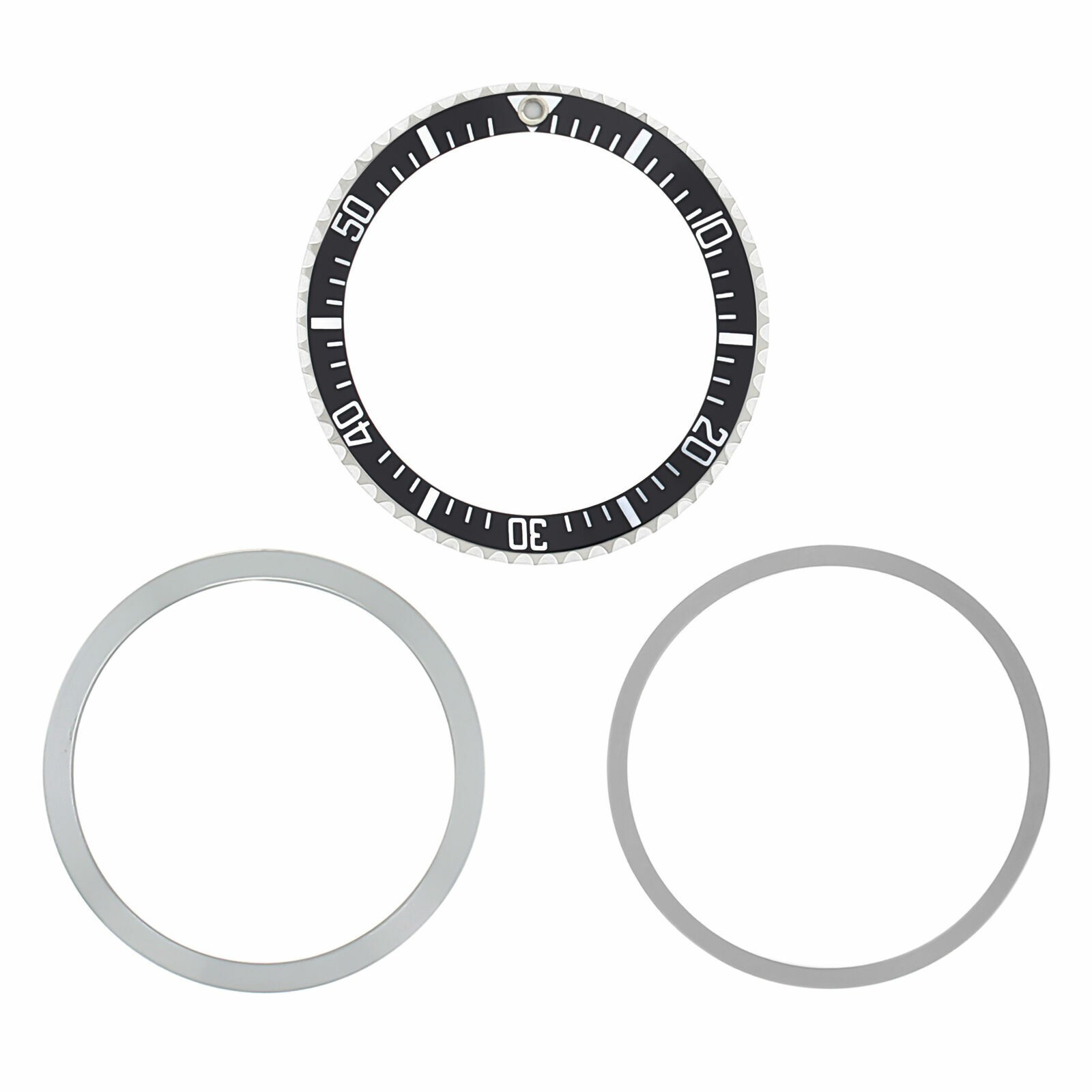 BEZEL & INSERT FOR ROLEX SUBMARINER MILITARY 5517/1680 PLASTIC CRYSTAL MODEL