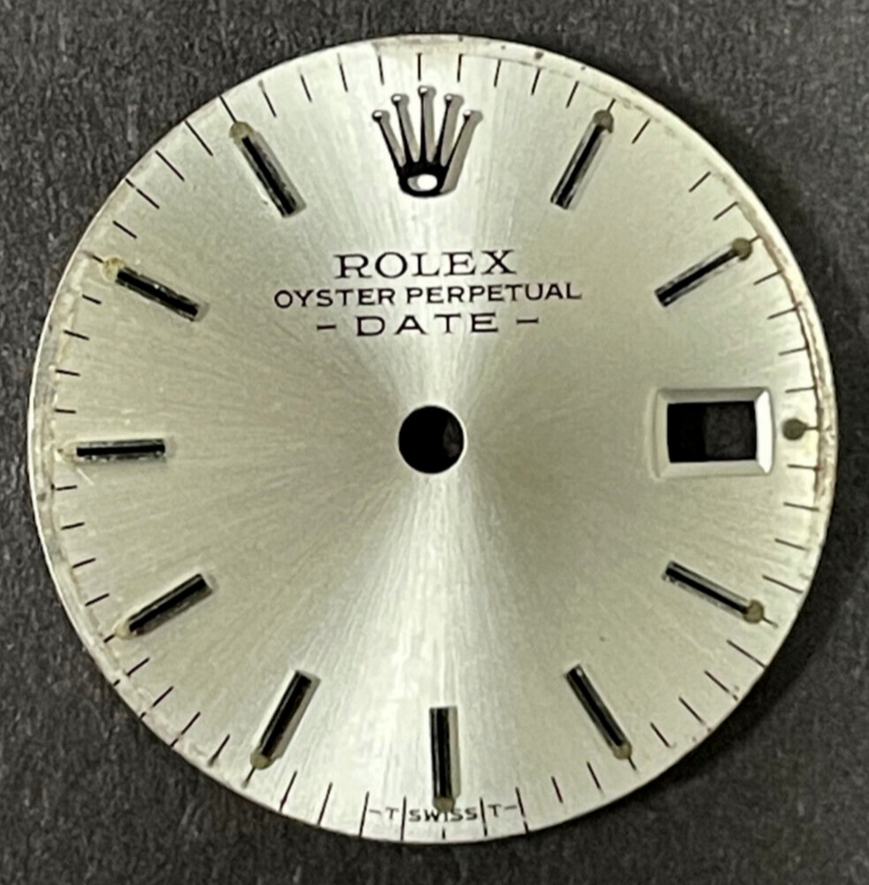 Vintage Rolex Oyster Perpertual Date Watch Dial For 26mm Case 6517 6519 6917