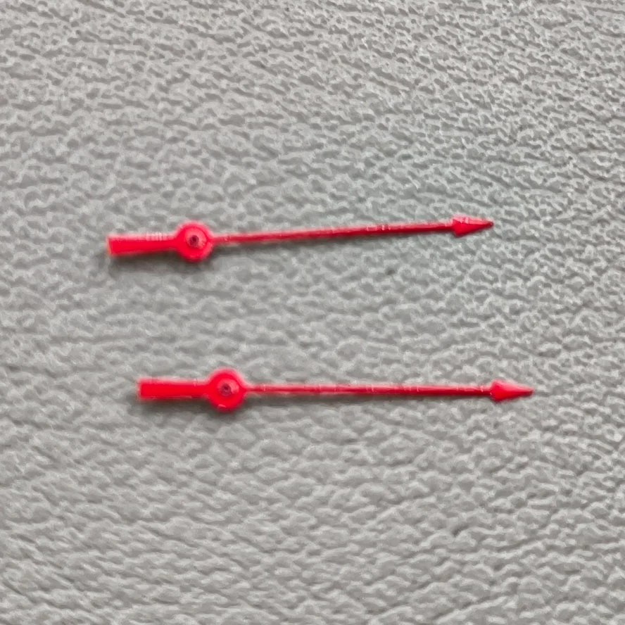 2 PIECES 11mm Red Second Hands for Miyota OS10 OS20 OS30 Movement