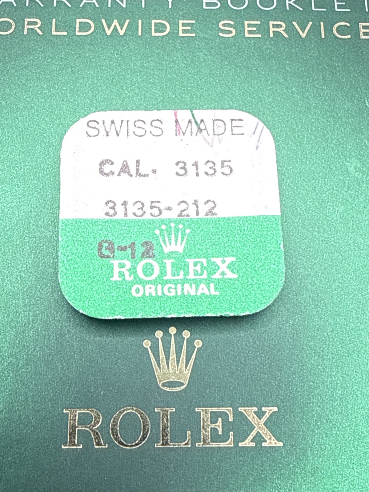 Rolex Calibre 3135 Intermediate Crown Wheel Core #212 – New Sealed Package